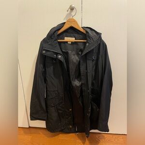 Michael Kors Black Rain Jacket